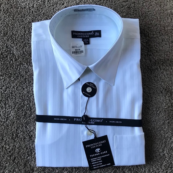 PRONTO UOMO COUTURE | Button Down Dress Shirt - Picture 1 of 2